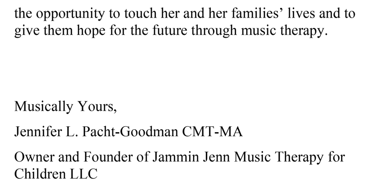 Jammin' Jenn Music Therapy